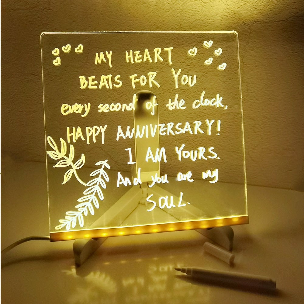 LED Note Board with Colors