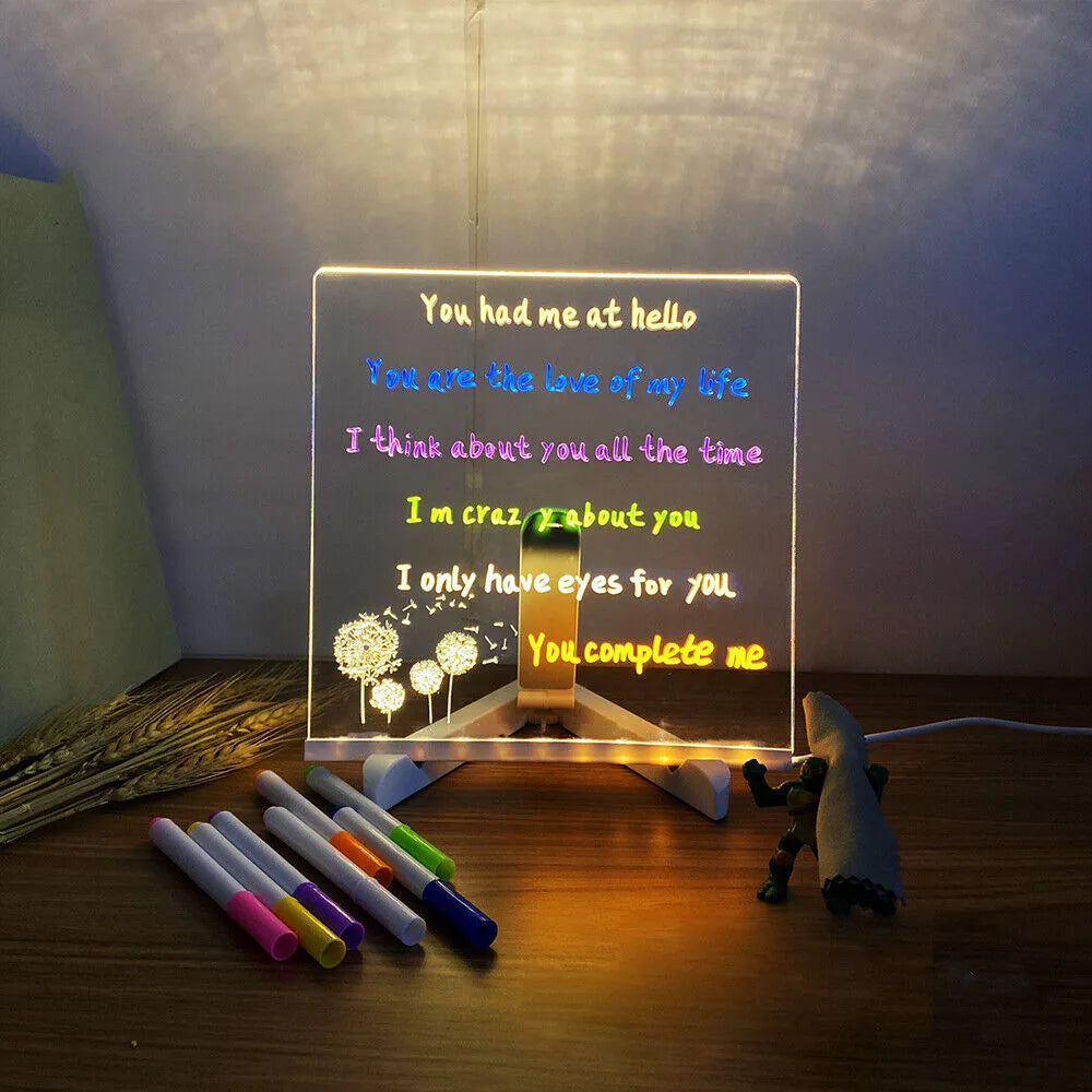 LED Note Board with Colors