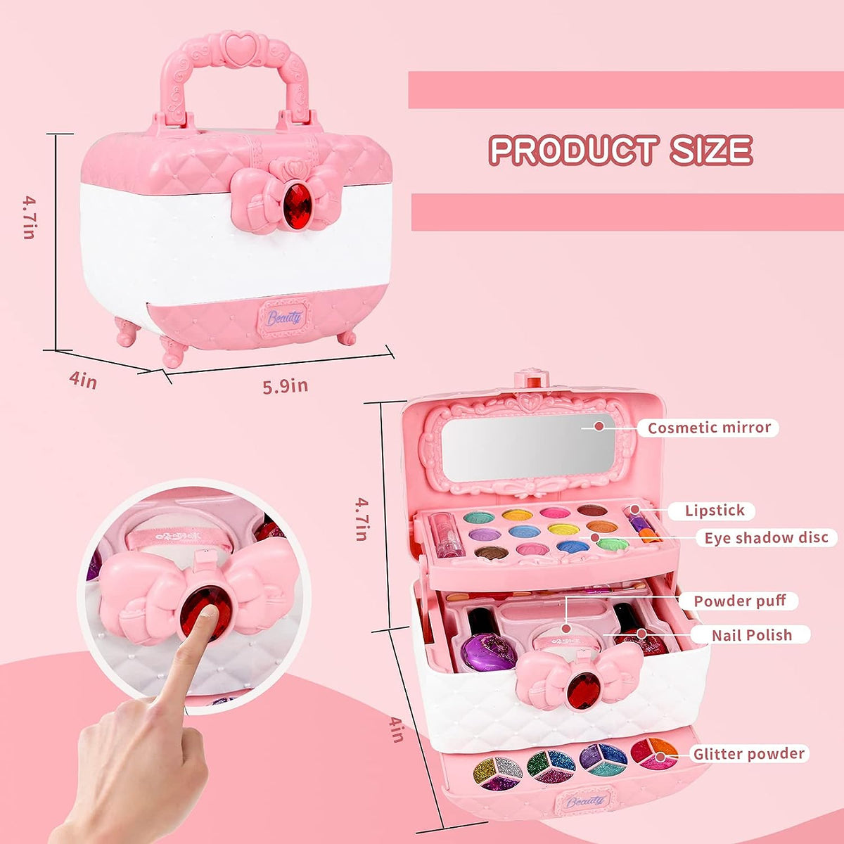 Kids Washable Makeup Beauty Kit