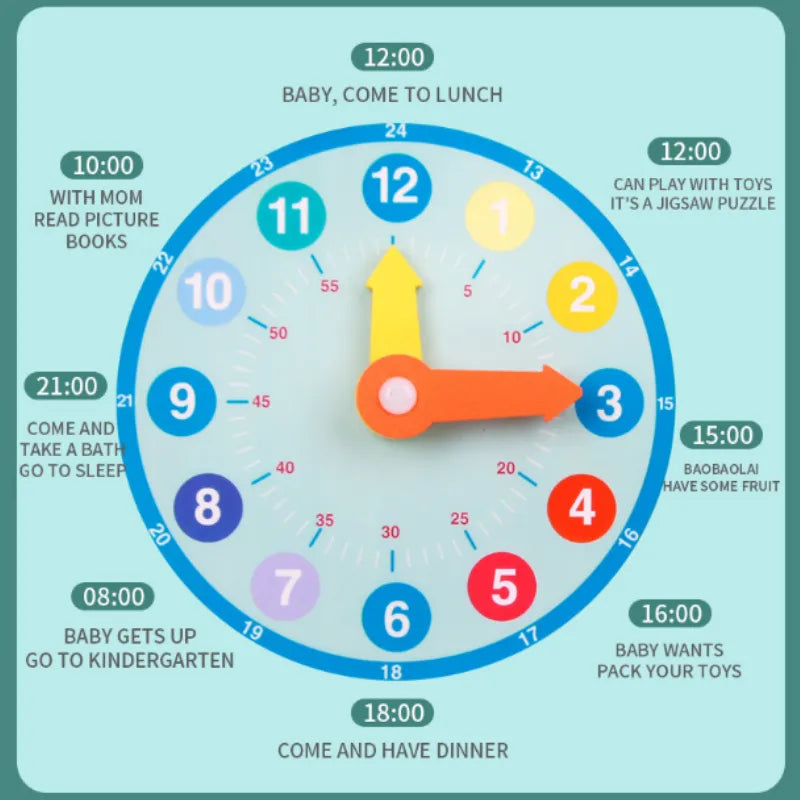 Children's Multifaceted Learning Clock