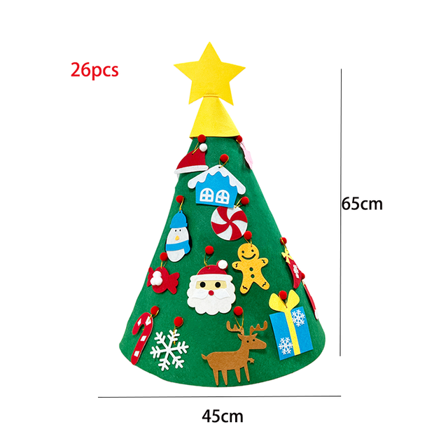 Montessori 3D DIY Felt Christmas Tree