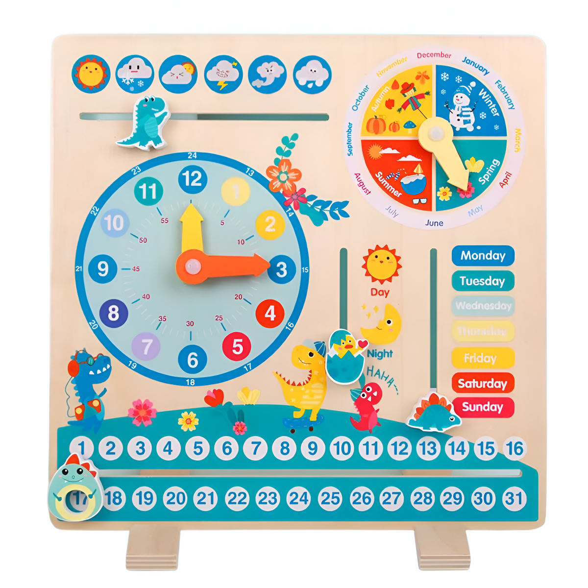 Children's Multifaceted Learning Clock