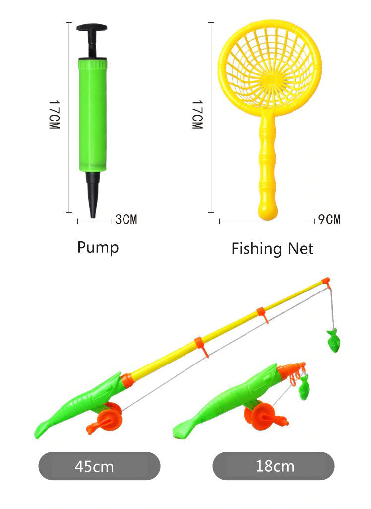 Catch And Count Fishing Magnet Pole Game And Toy