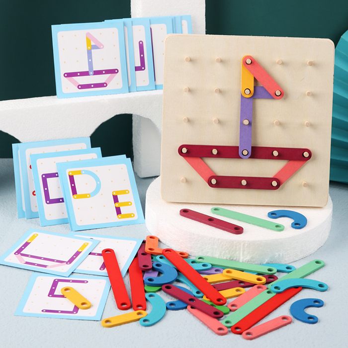 Montessori Pegboard Puzzle